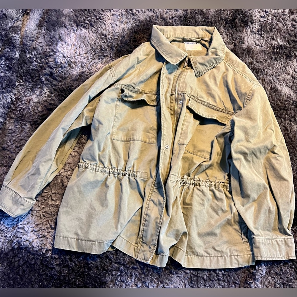OLD NAVY CANVAS BARN JACKET OLIVE GREEN SIZE 2X